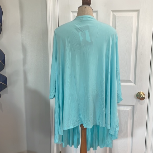 Attitudes by Renee 2 piece jacket & top Seaglass green women’s plus size 3X nwts - Picture 7 of 16